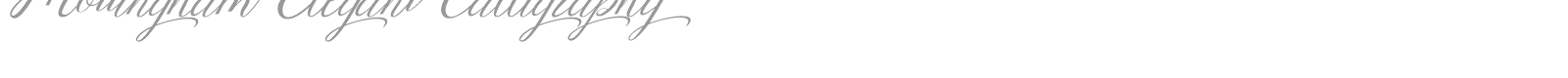 Mottingham Ellegant Calligraphy Typeface font preview